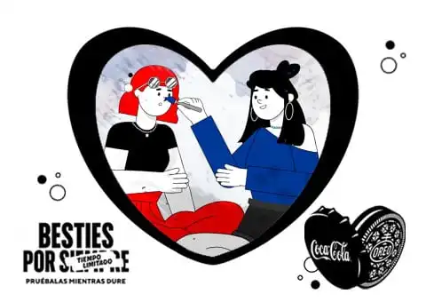 Animación 2D avanzada profesional para campaña Coca-Cola x Oreo
